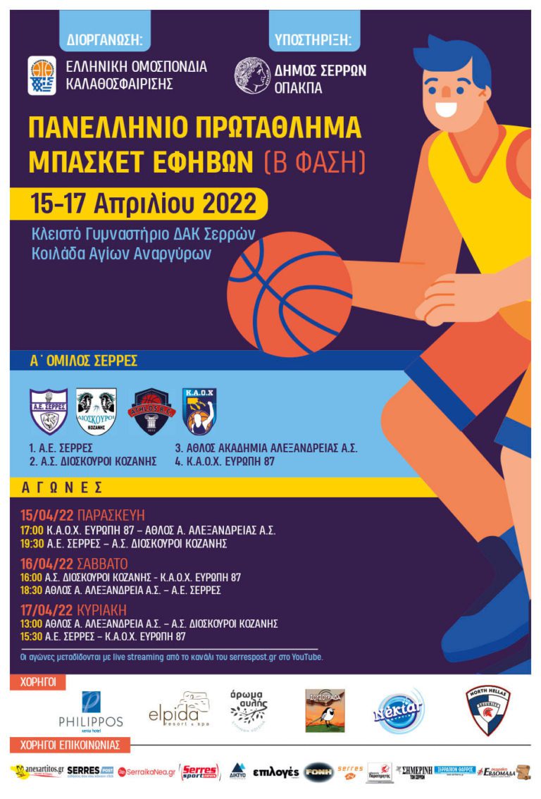 Έτοιμοι οι Έφηβοι της Α.Ε.Σ για την στιγμή τους… Η μεγάλη “γιορτή” του μπάσκετ ξεκινάει στην Κοιλάδα (15-17/04) !