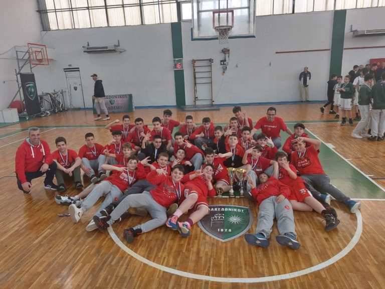 Εξαιρετική παρουσία στο τουρνουά του Μακεδονικού για τα “λιονταράκια” του μπάσκετ !